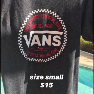 VANS GREY SHORTSLEEVE